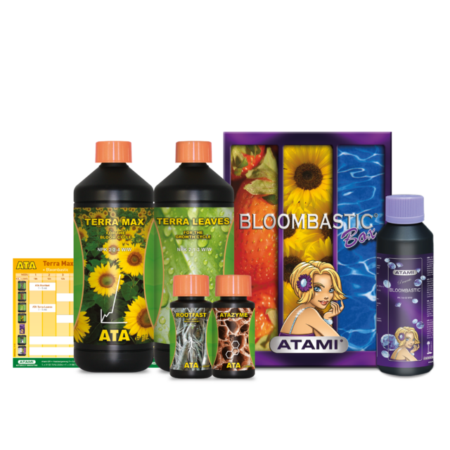 ATA Bloombastic Box Pack de Fertilizantes para Tierra de Atami