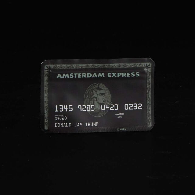 Bolsa de aluminio metalizado anti-olor - Ámsterdam Express - 85x55mm