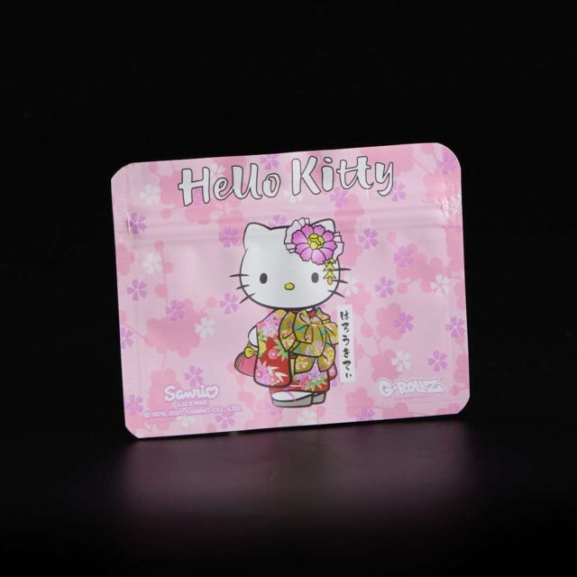 Bolsa de aluminio metalizado anti-olor - Hello Kitty - Geisha Rosa - 105x80mm