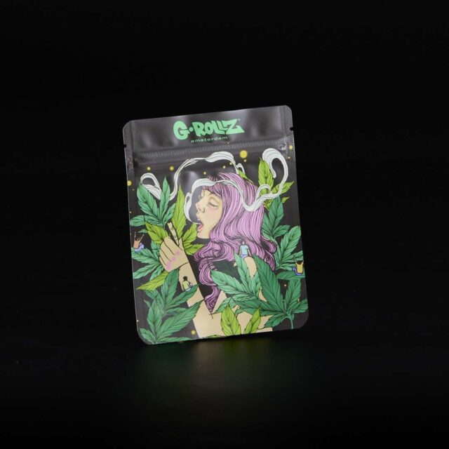Bolsa de aluminio metalizado anti-olor - Smoking Girl - 100 x 125mm