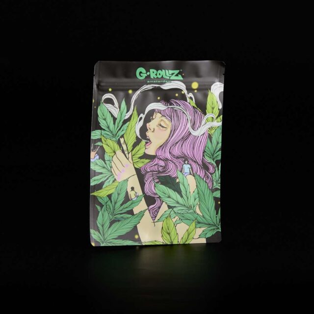 Bolsa de aluminio metalizado anti-olor - Smoking Girl - 150x200mm