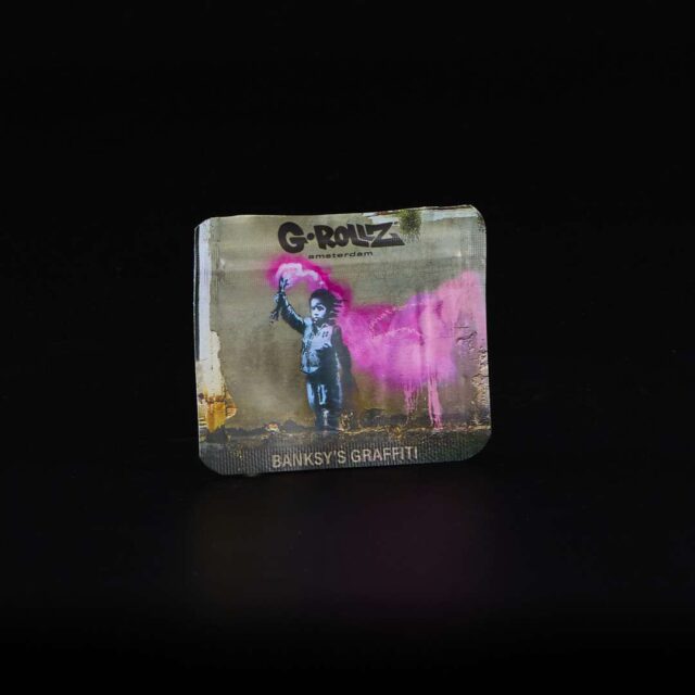 Bolsa de aluminio metalizado anti-olor - Banksy's Graffiti - Niño - 70x60mm