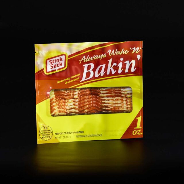 Bolsa de plástico con autosellado de Stink Sack - Always Wake 'n Bakin'