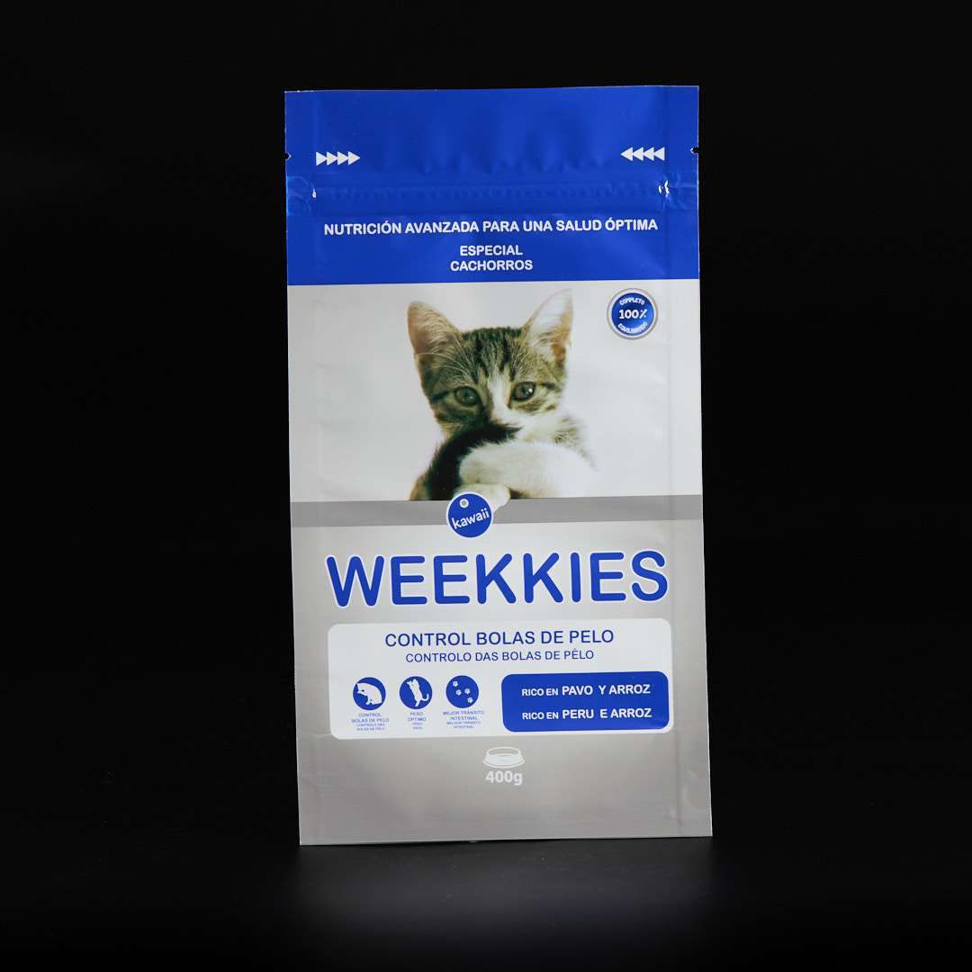Bolsa ocultación pienso de gatos Weekkies 400g