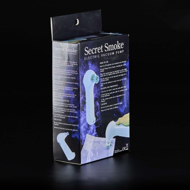 Bomba de vacío eléctrica Secret Smoke (pilas no incluidas)