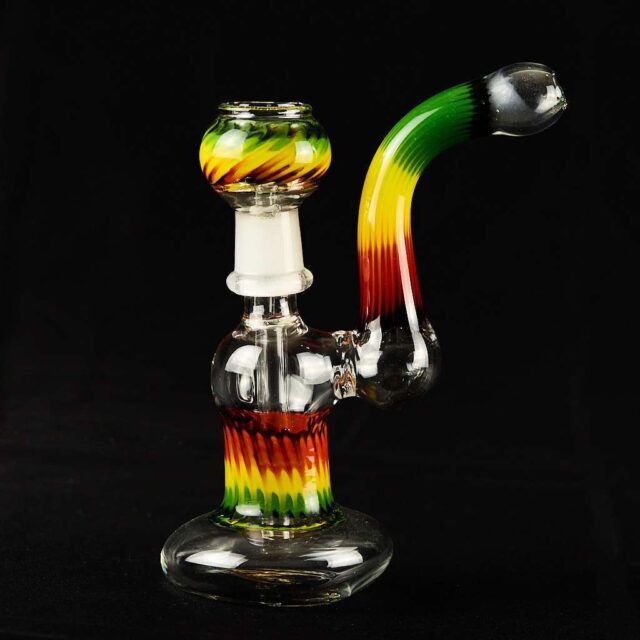Bong Oiler 18cm Rasta recto