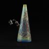 Bong Oiler 20cm Cono Marmoleado con Banger Cuarzo