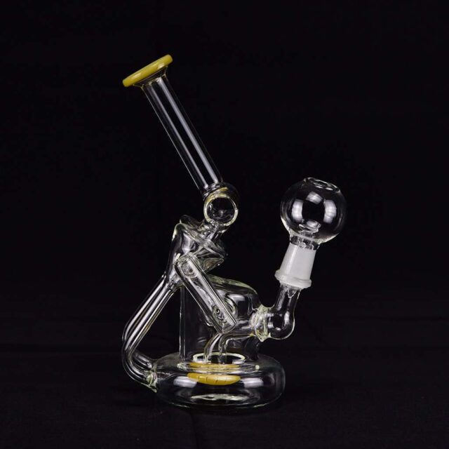 Bong Oiler 20cm Thug Life Recycler Amarillo