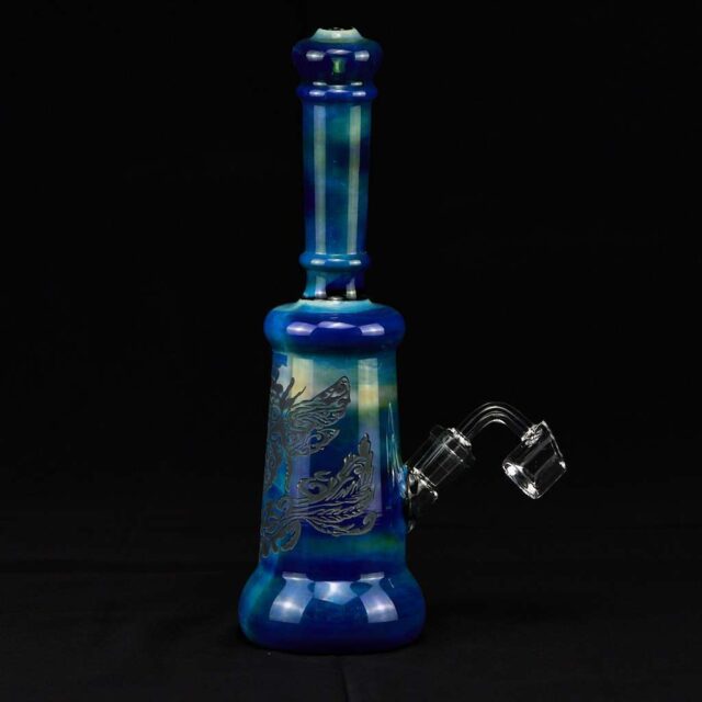 Bong Oiler 26cm Special Shape con Banger Cuarzo 14mm