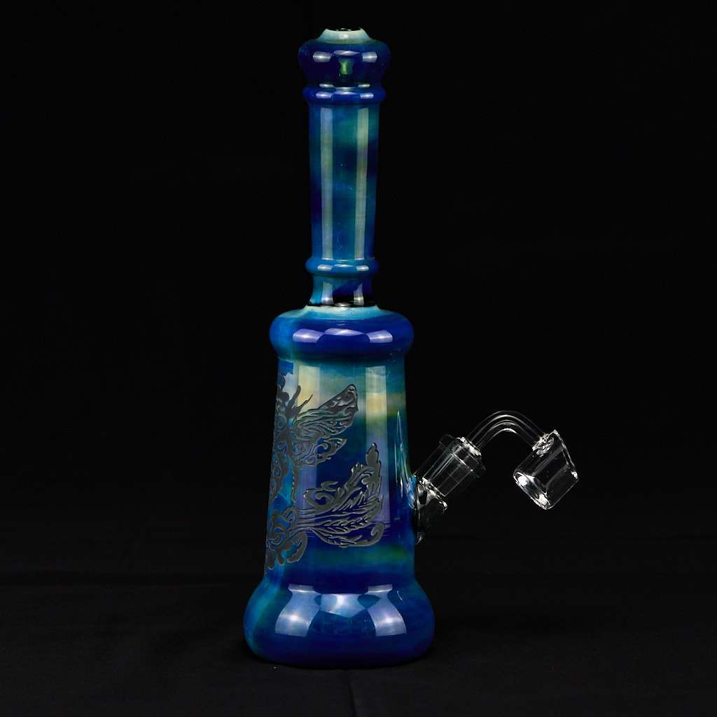 Bong Oiler 26cm Special Shape con Banger Cuarzo 14mm