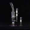 Bong Oiler 39 cm Four Twenty Rueda Pequeña con Doble Percolador para yerbas y extracciones