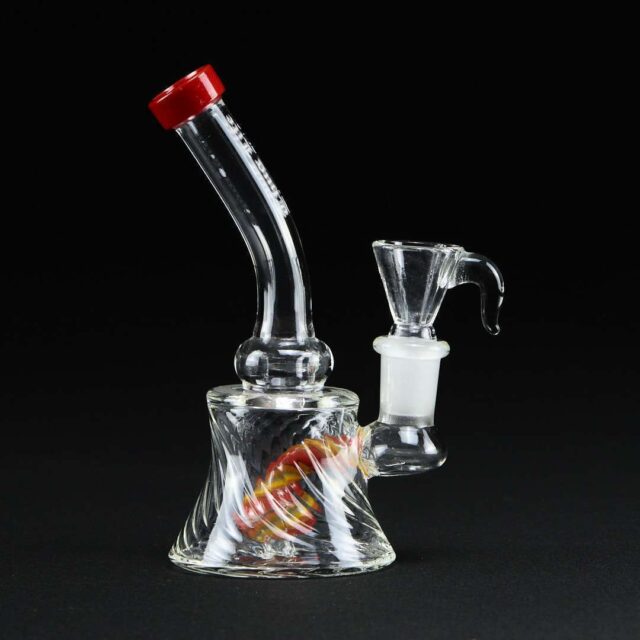 Bong cristal 13cm Red Spider