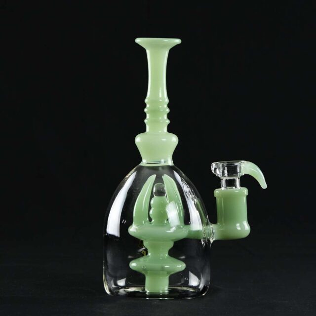 Bong cristal 21cm Narrow Green Moon
