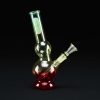 Bong cristal 23cm 4:20 Rasta Fluor