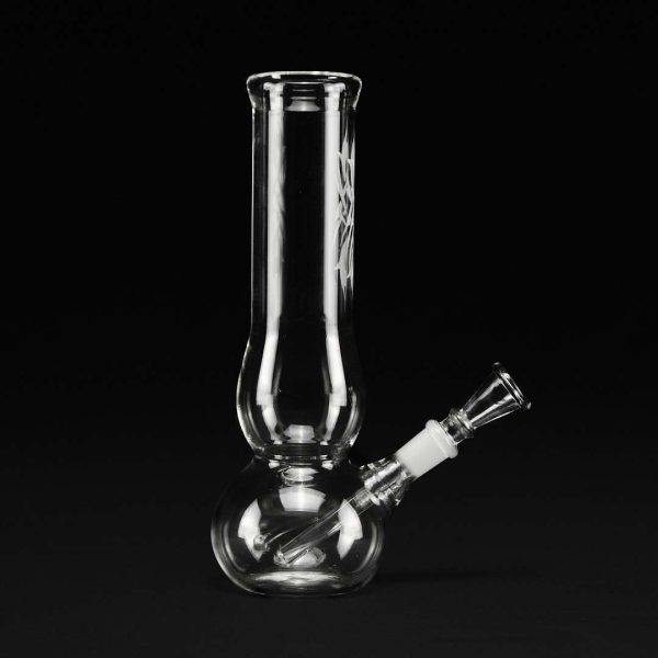 Bong cristal 23 cm Tribal blanco para hielo