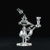 Bong cristal 25cm Recycler Trasparent