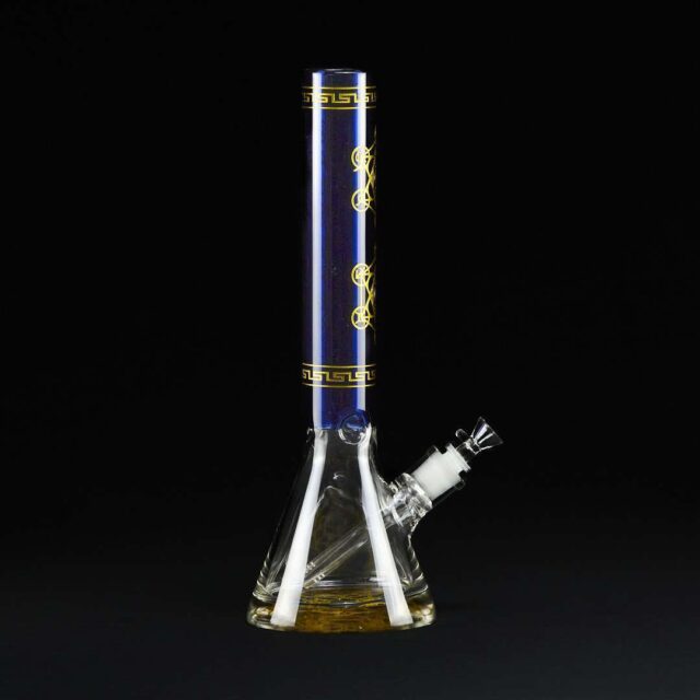 Bong cristal 40cm Art Geometric Gold Edition
