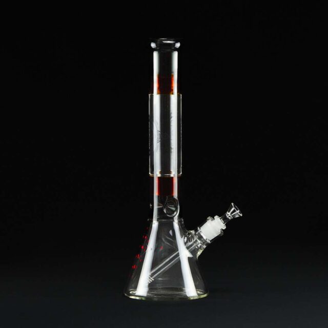 Bong cristal 41cm Mandala Geometric Rojo