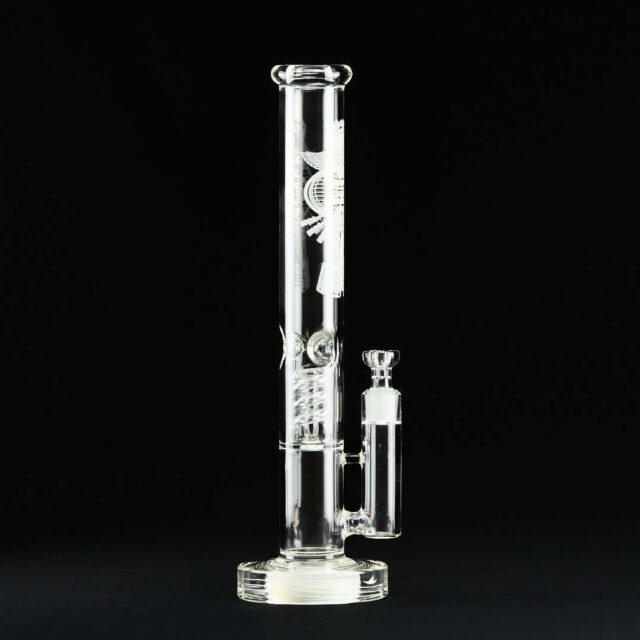 Bong cristal 42cm GraceLab con percolador espiral y con Led Glow