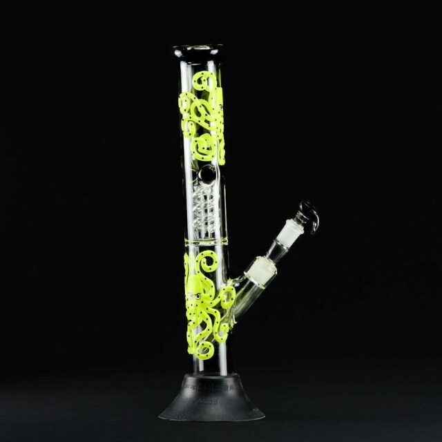 Bong cristal 42 cm Octopus con Led Glow