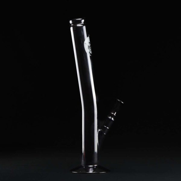 Bong cristal 42 cm negro con calavera