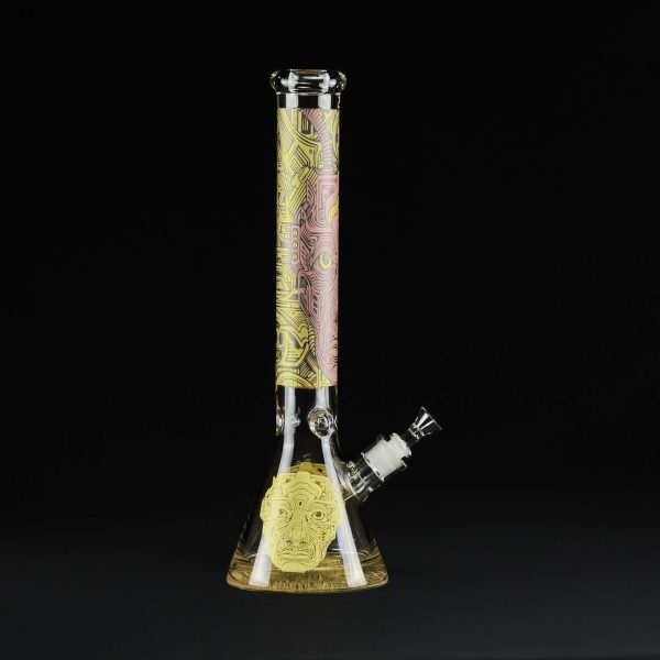 Bong cristal 44cm máscara Geometric