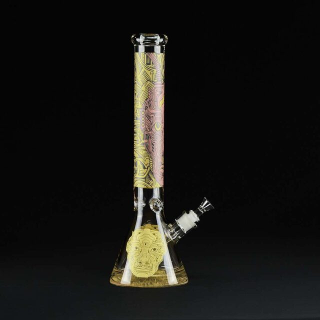 Bong cristal 44cm máscara Geometric