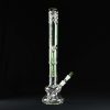 Bong cristal 57cm Grace con doble percolador y cilindro verde