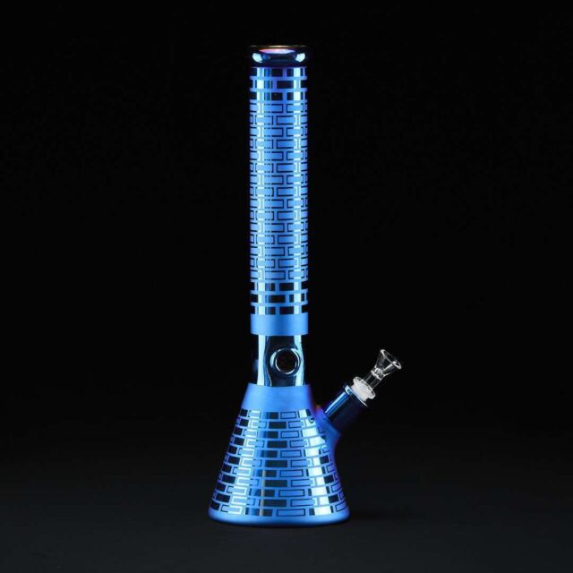 Bong de cristal 40cm Electro Coat azul
