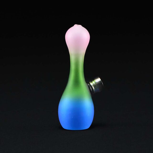Bong de cristal 12cm Frosty - Redondo