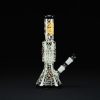 Bong de cristal Dope Bross 30cm Spider Relief Glow