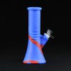 Bong de silicona 24cm Cónico Red and Blue