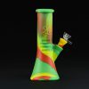 Bong de silicona 24cm Cónico Red and Green