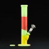 Bong de silicona 36cm Colores con cazoleta de cristal