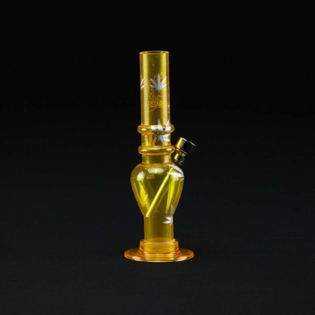 Bong metacrilato 16cm Half Baked - Amarillo