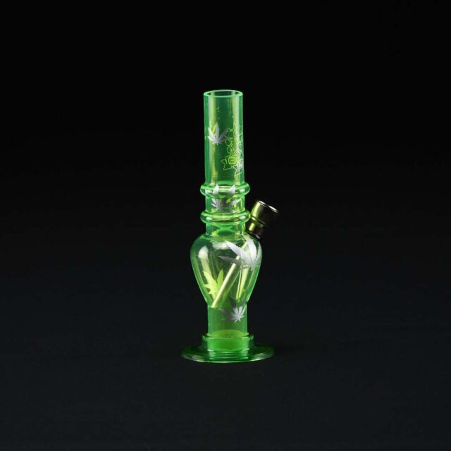 Bong metacrilato 16cm Half Baked - Verde