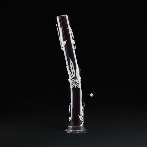 Bong metacrilato 40 cm Black Leaf