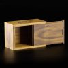 Caja de madera (acacia) de Raw con apertura deslizante - Grande