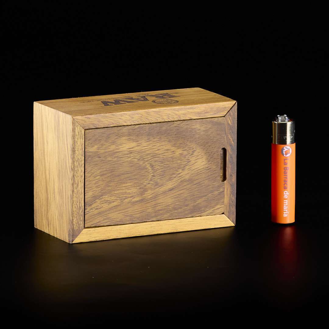 Caja de madera (acacia) de Raw con apertura deslizante - Grande - Imagen 2