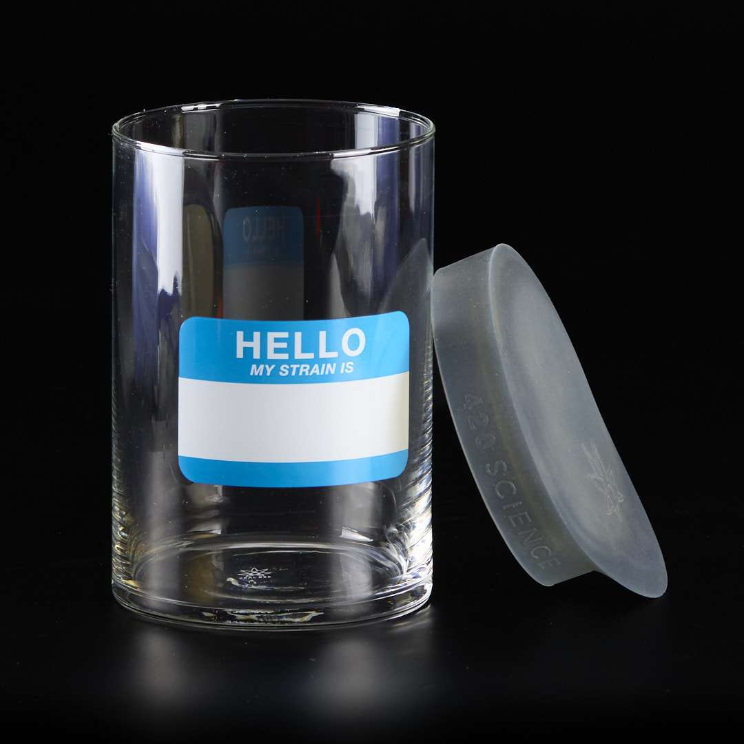Bote de cristal con tapa de goma - Wide-Mouth - Large