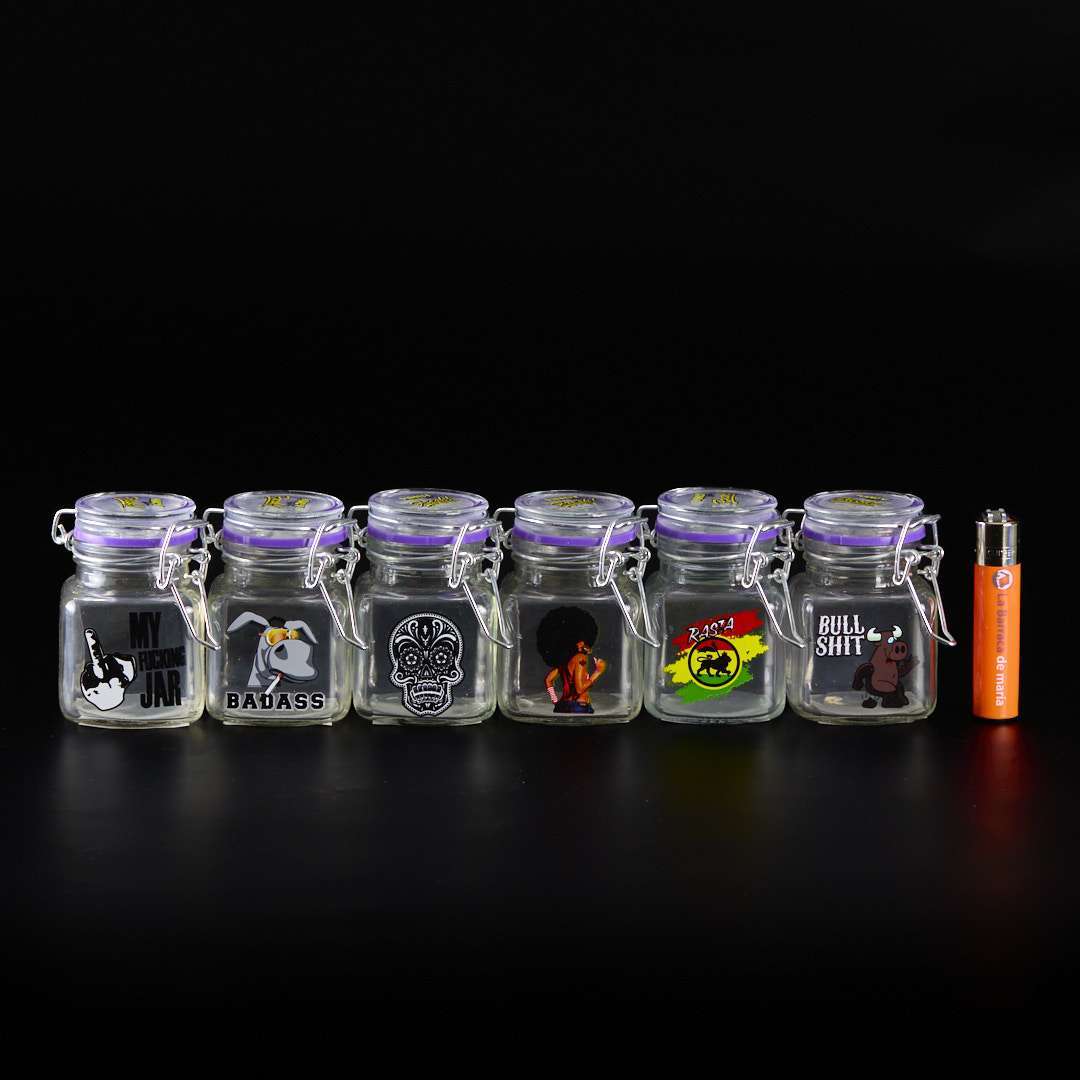 Bote de cristal con junta de goma - Juicy - My fucking jar