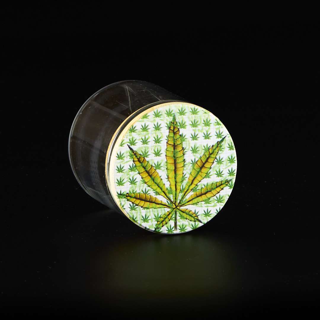 Bote de cristal con tapa de bambú anti-olor (7 x 6,5 cm)
