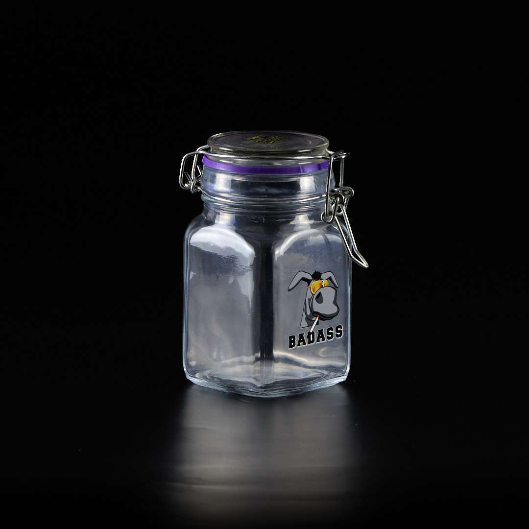 Bote de cristal con junta de goma - Juicy - Badass