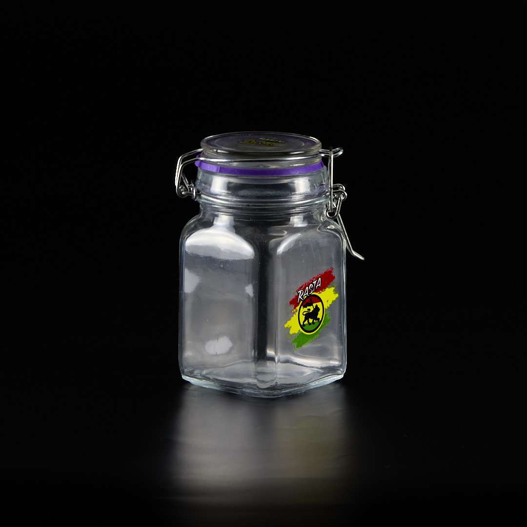 Bote de cristal con junta de goma - Juicy - Leon Rasta