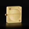 Tabla de madera con cuchillo curvo - Weed Board