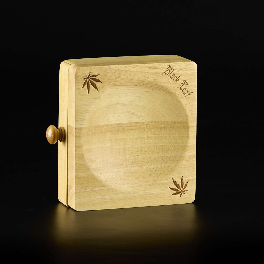 Tabla de madera con cuchillo curvo - Weed Board - Imagen 3