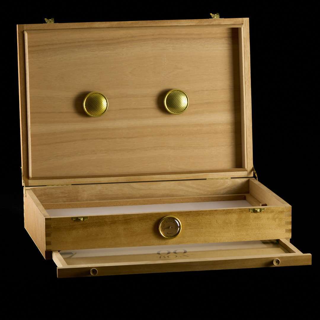 Caja de curado de cedro rojo de 00 Box - Grande (32x46,6x10,6cm)