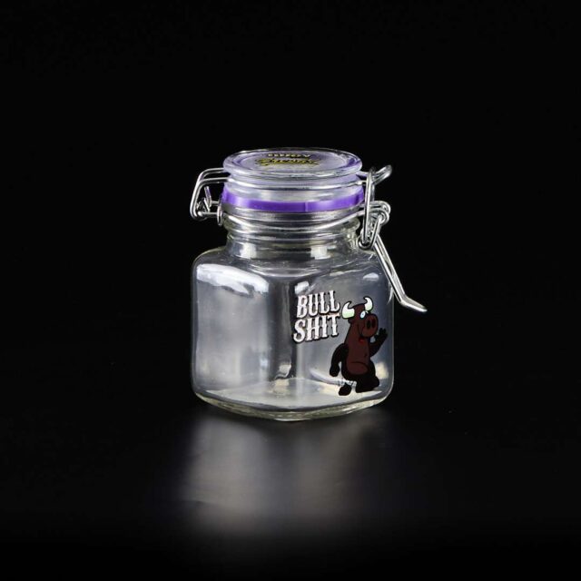 Bote de cristal con junta de goma - Juicy - Bull Shit