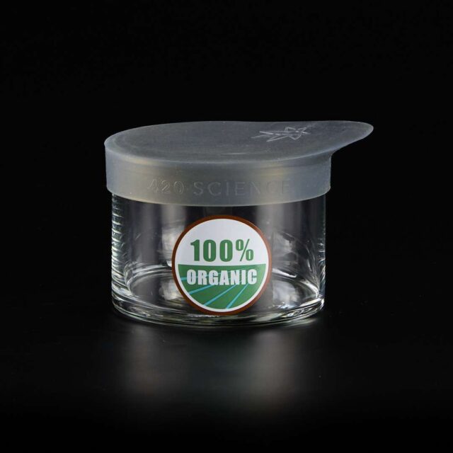 Bote de cristal con tapa de goma - Wide-Mouth - Small