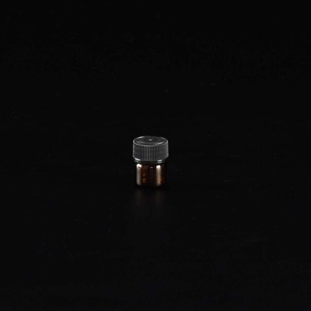 Bote de Cristal Marrón Pequeño